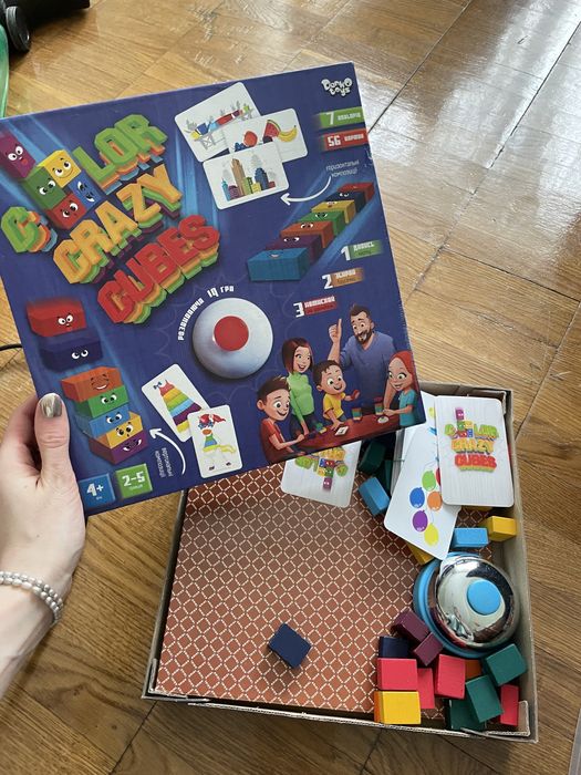 Настільна гра color crazy cubes
