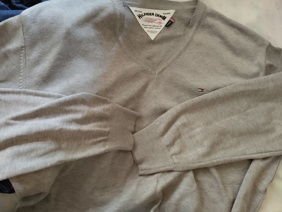 Sweter kol. Szary TOMMY HILFIGER