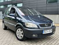 Opel Zafira 1.6L, 2002r, klimatyzacja, elektryka, 7 miejsc zadbana