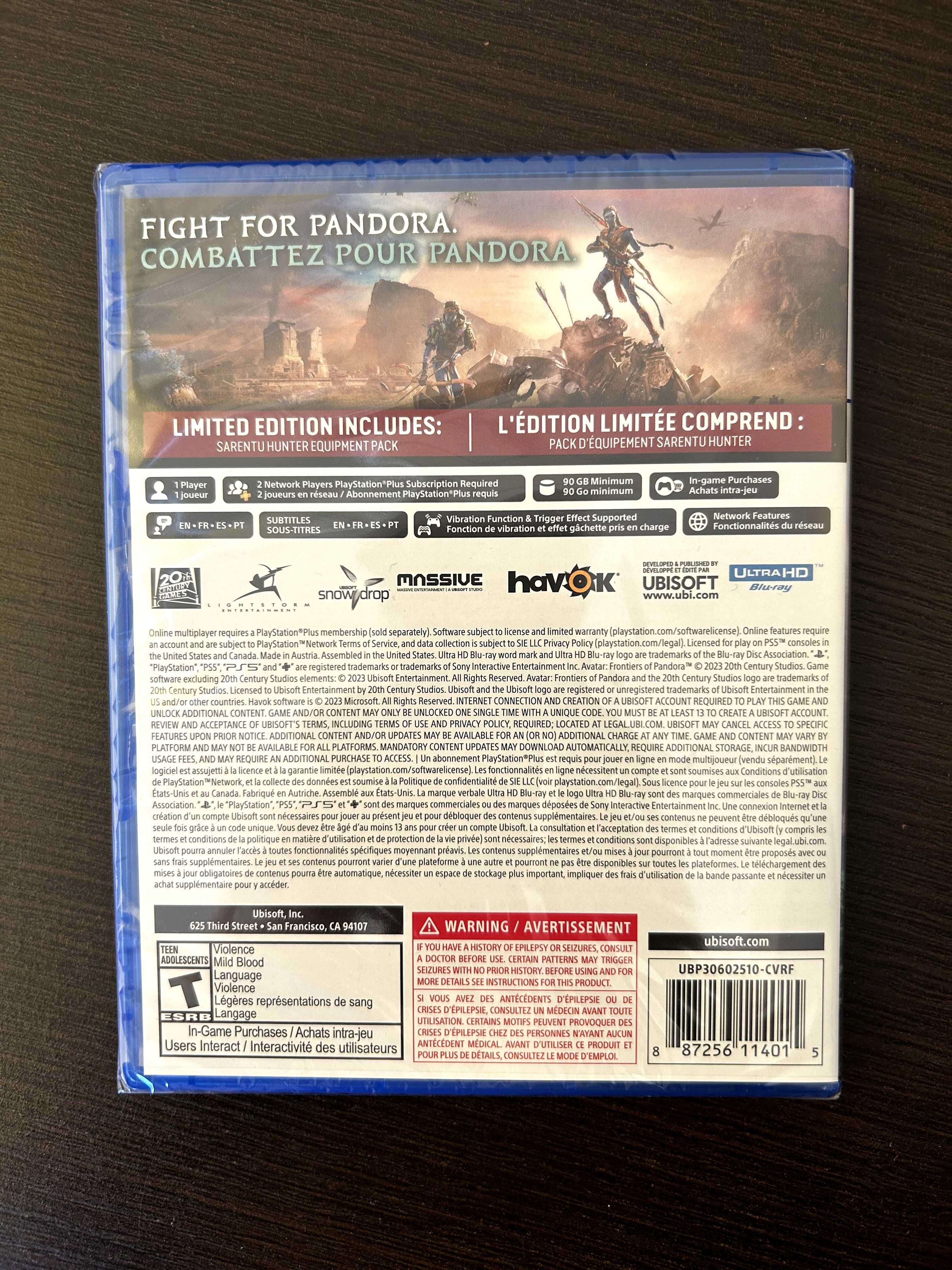 Avatar Frontiers of Pandora - PS5 (НОВА)