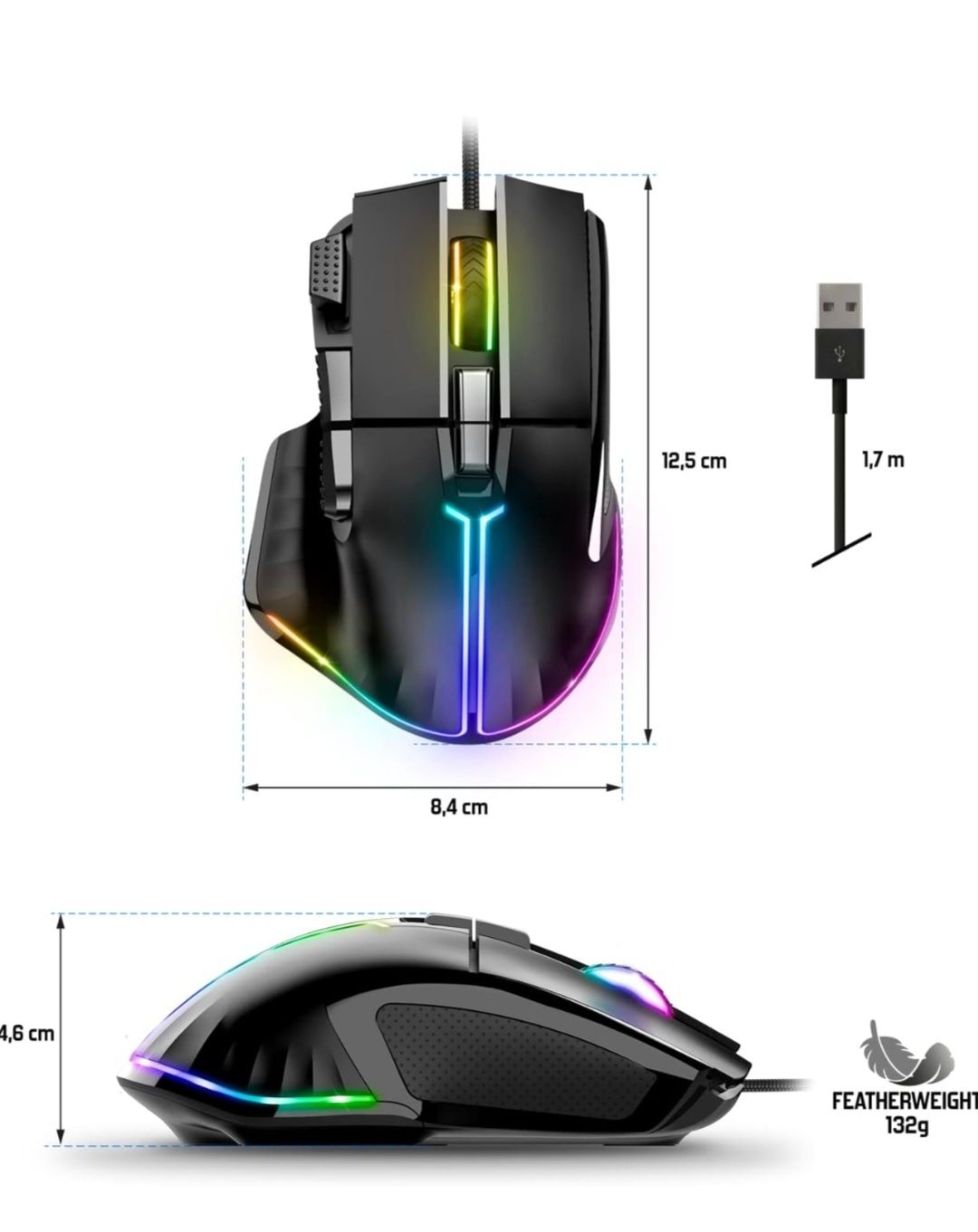 Spirit Of Gamer | Przewodowa mysz gamingowa