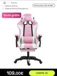Cadeira Gamer rosa
