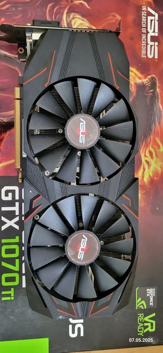 Видеокарта Asus GeForce GTX 1070 Ti 8 gb Cerberus