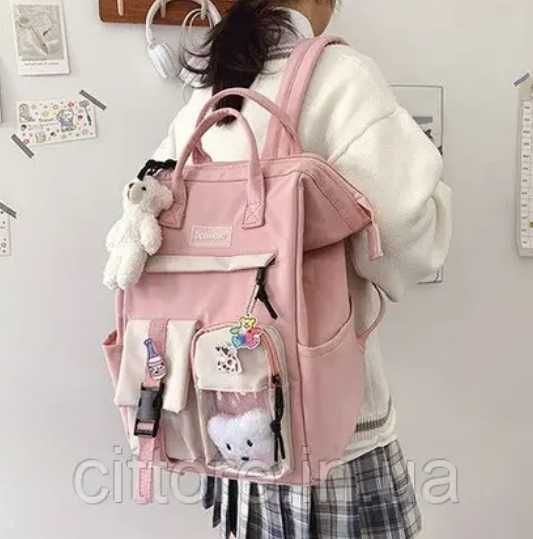 Рюкзак портфель практичный через плечо Школьный подростковый 4 цвета