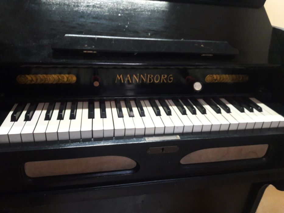 Fisharmonia, organy Mannborg, instrument klawiszowy zabytkowy