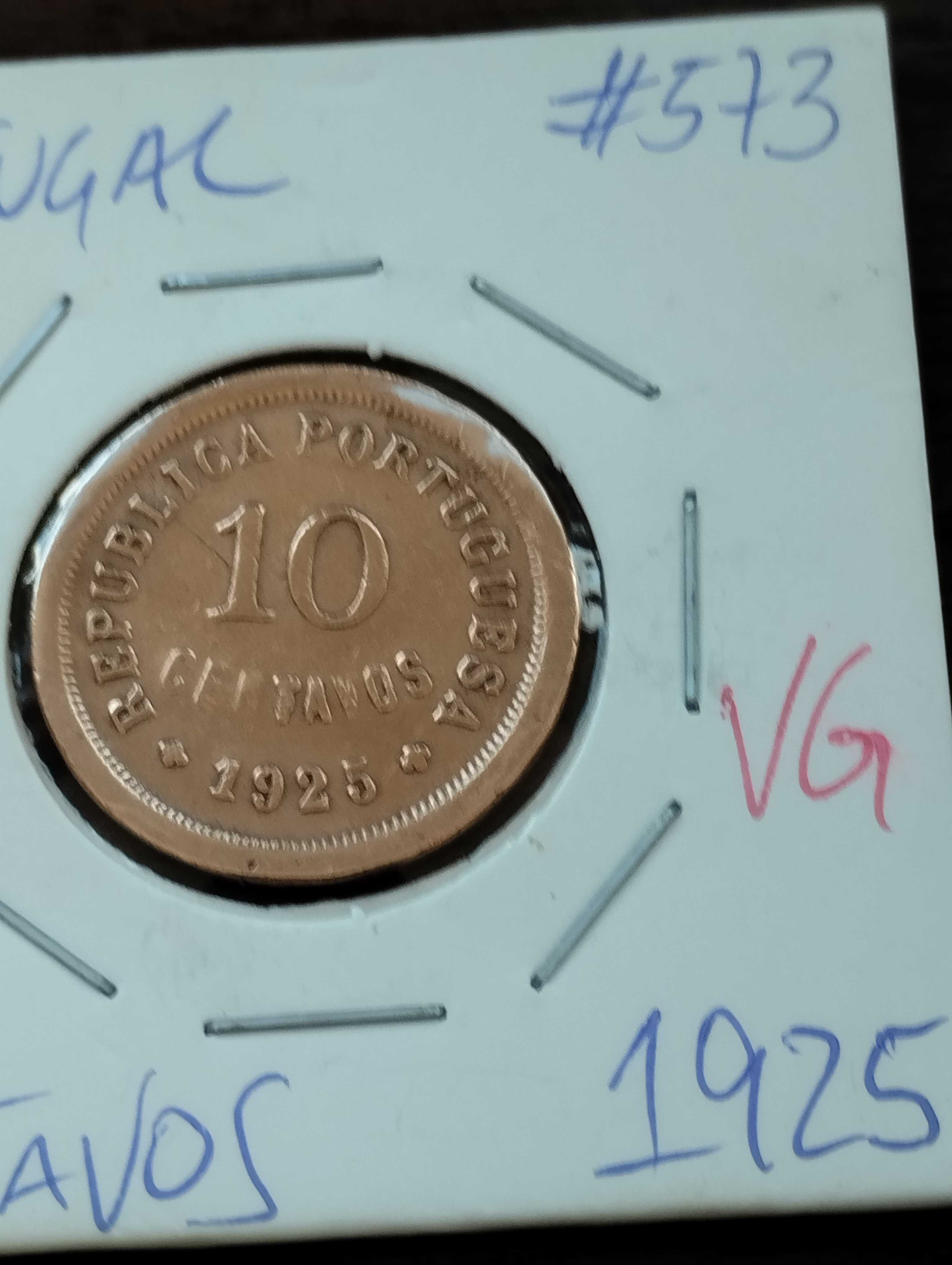 Moeda de 10 centavos de 1925
