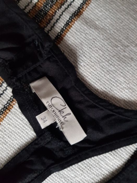 C&A  34 XS kombinezon czarny z wiskozy