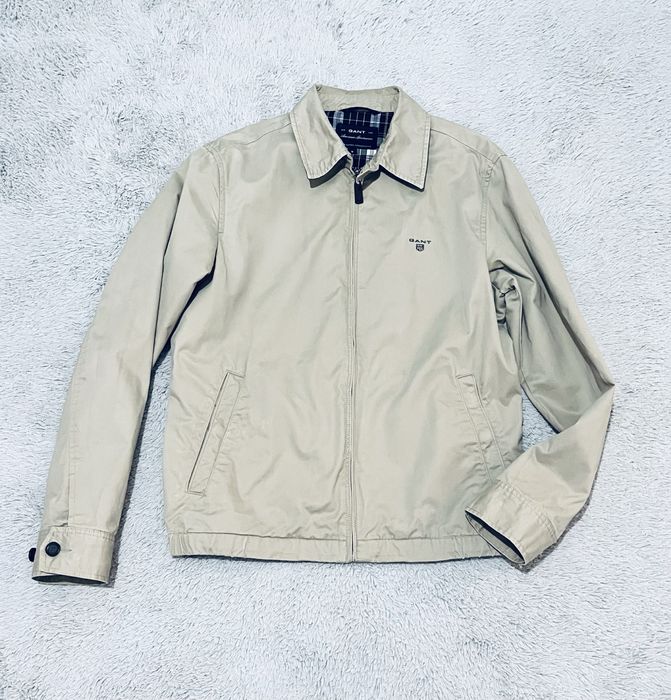 Gant r. M bezowa meska kurtka szwedka bawelniana elegancka