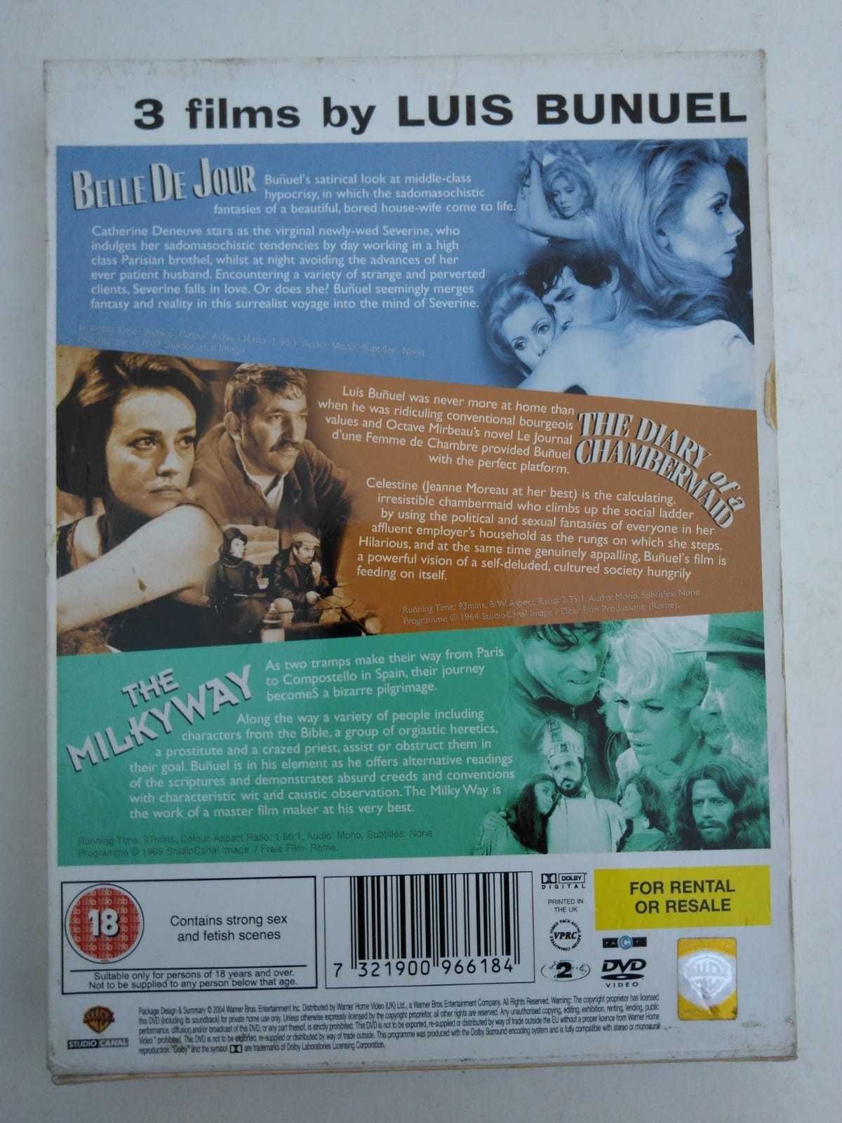 dvd: Luis Buñuel, 5 filmes, sem legendas portuguesas