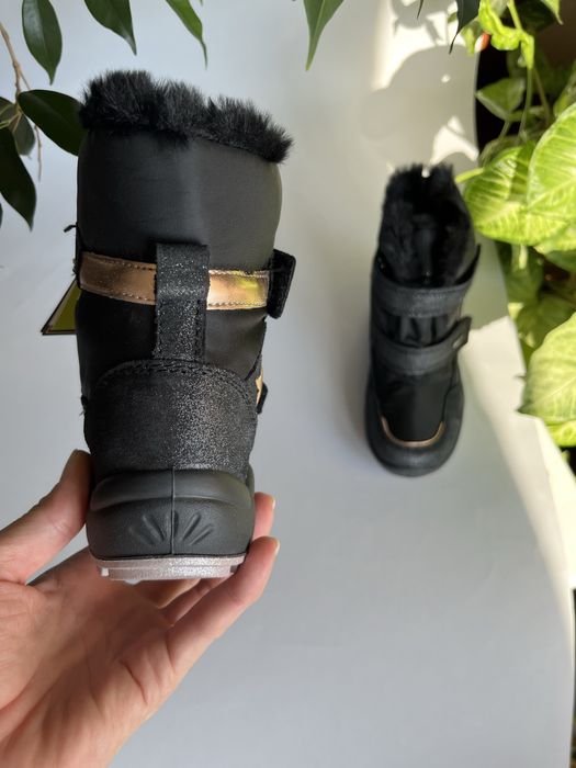 зимові черевики 25р. 16,5см Primigi водонепроникні термо ботинки gore