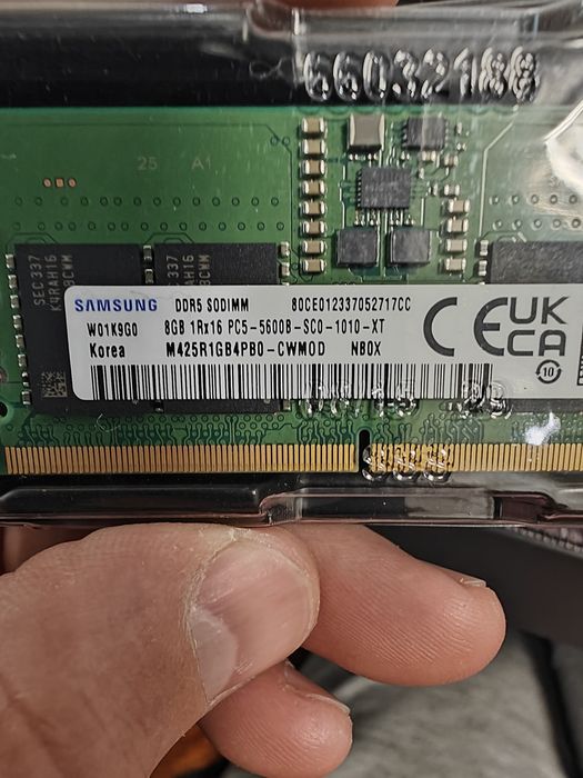 Оперативна пам'ять для ноутбука ddr5 Samsung