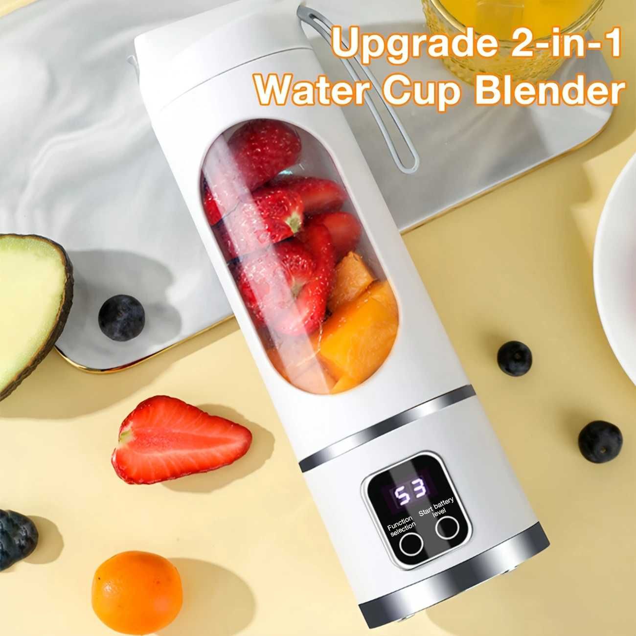 Bezprzewodowy przenośny blender - ładowany przez USB