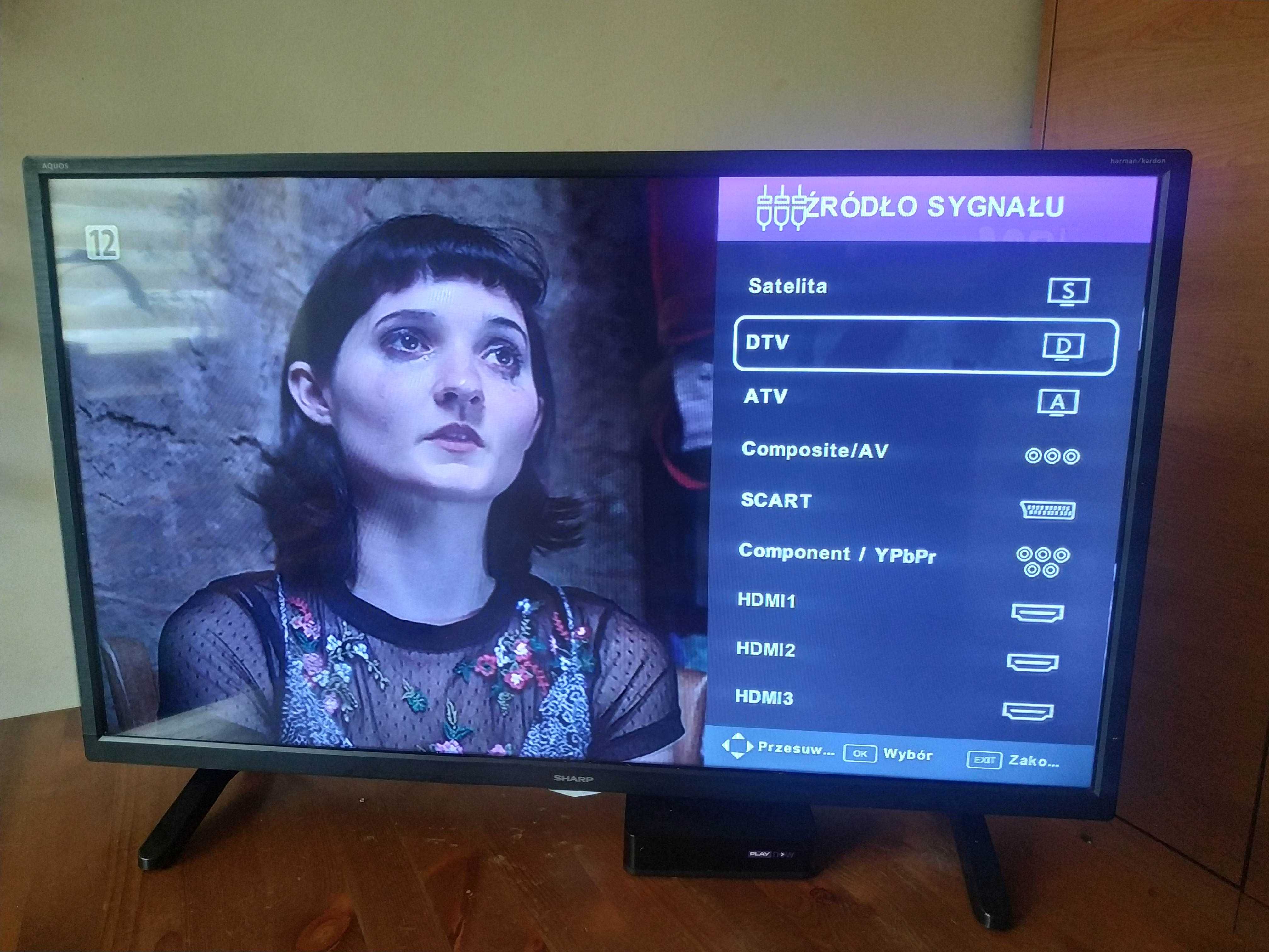 TV 32" Sharp + Smart TV dekoder Wifi Android Netflix YouTube Dvbt2