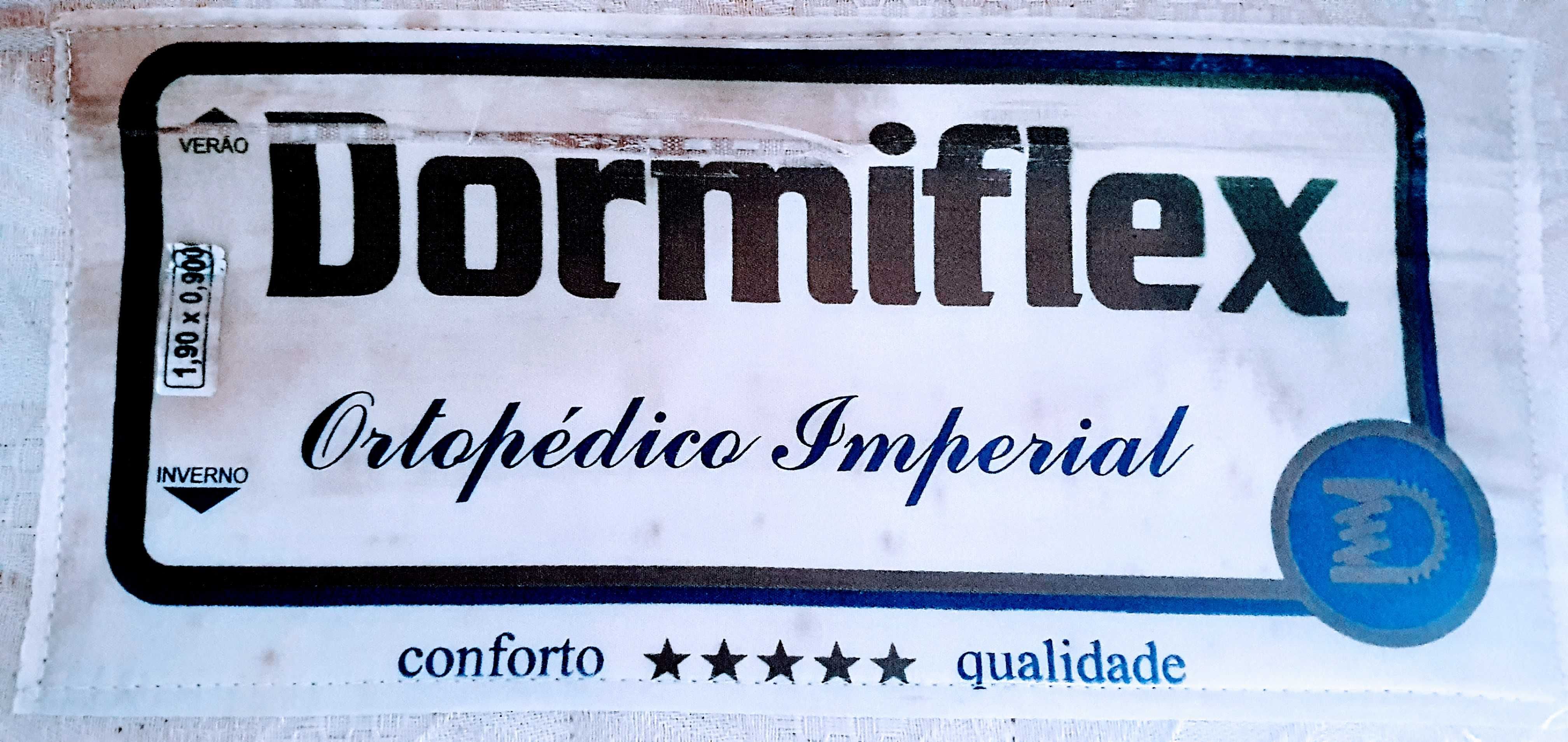 Cama de solteiro dupla em cerejeira com oferta de 2 colchões