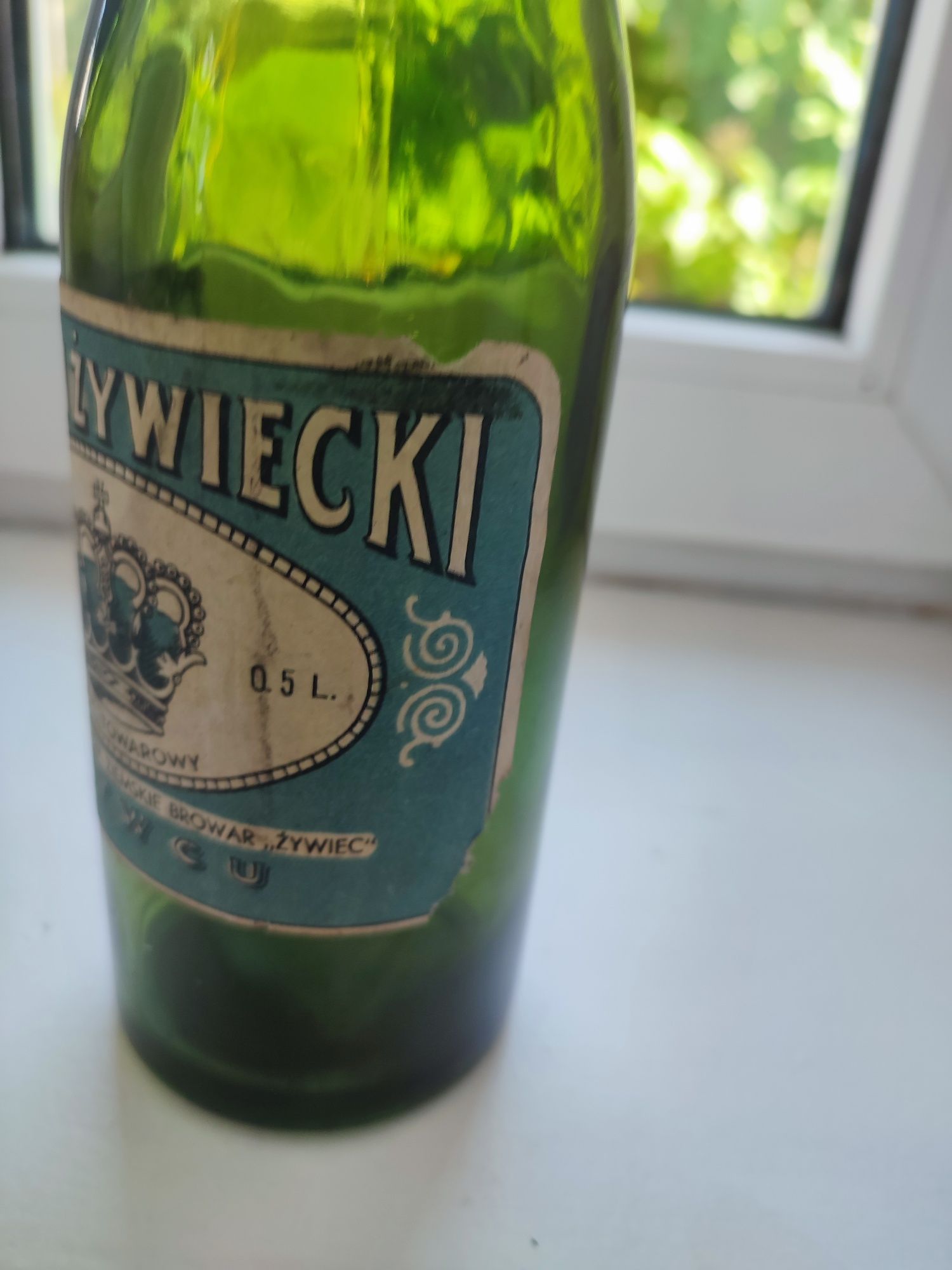 Stara butelka Żywiec Zdrój