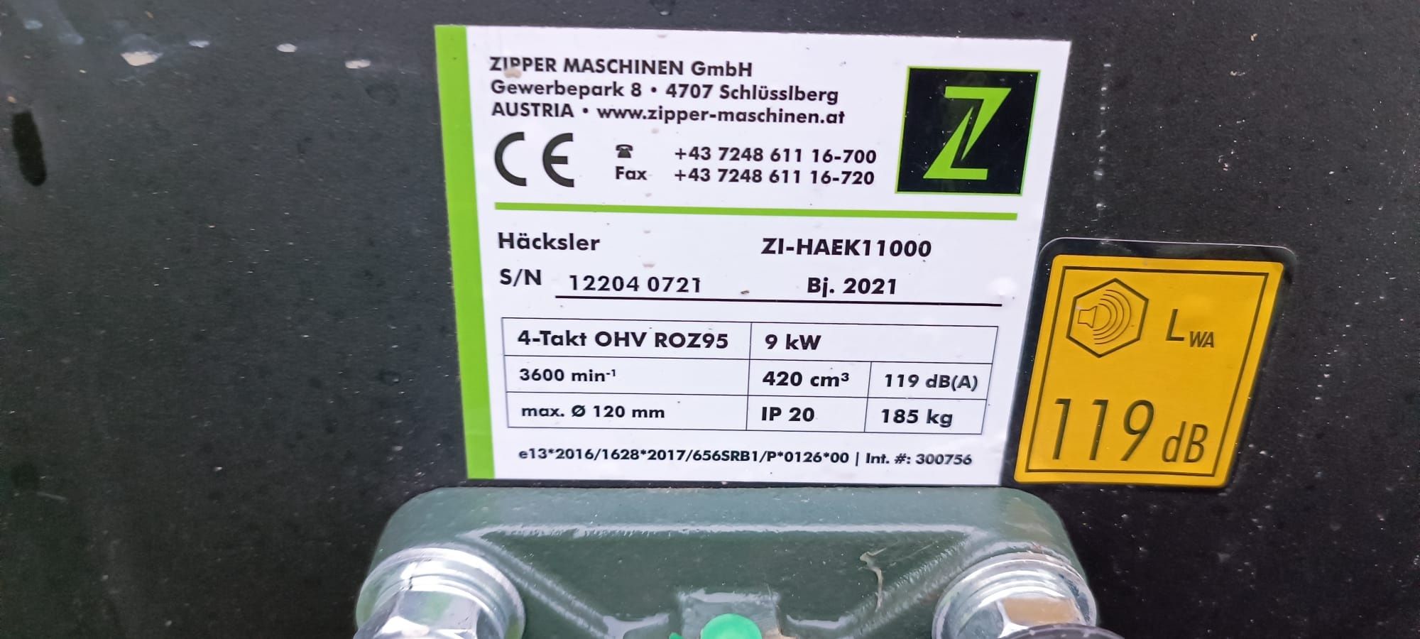 Rębak Zipper 11000