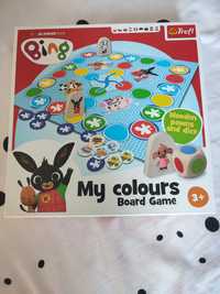 My colours board game Bing kolory gra planszowa kolory królik bing