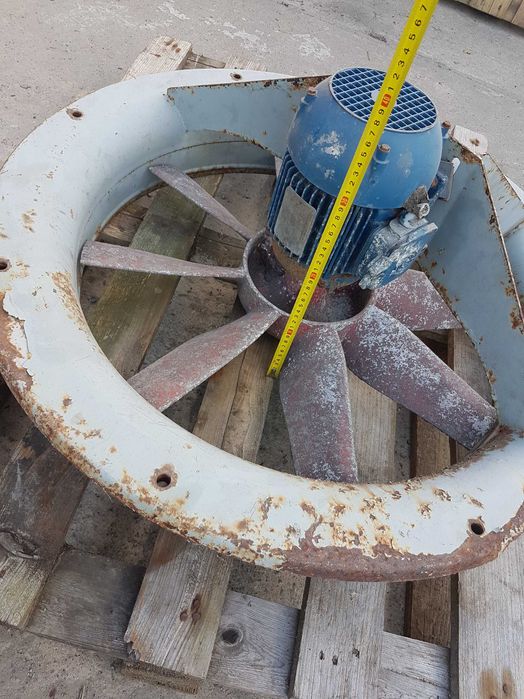 Wentylator Ścienny Nadmuch Wyciąg Turbina do Hali Kurników