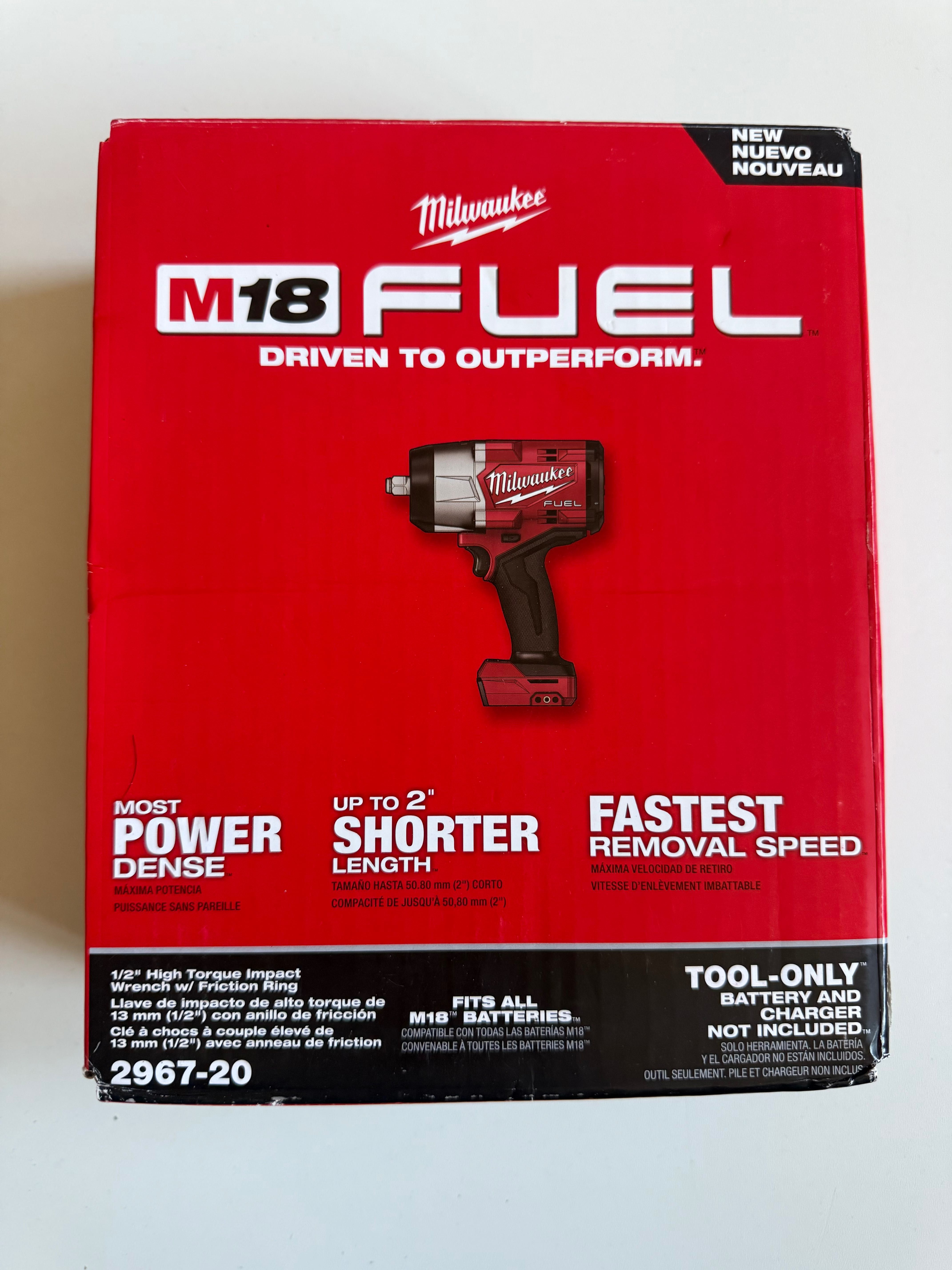 Milwaukee klucz udarowy M18 FHIW2F12 bateria 6.0Ah