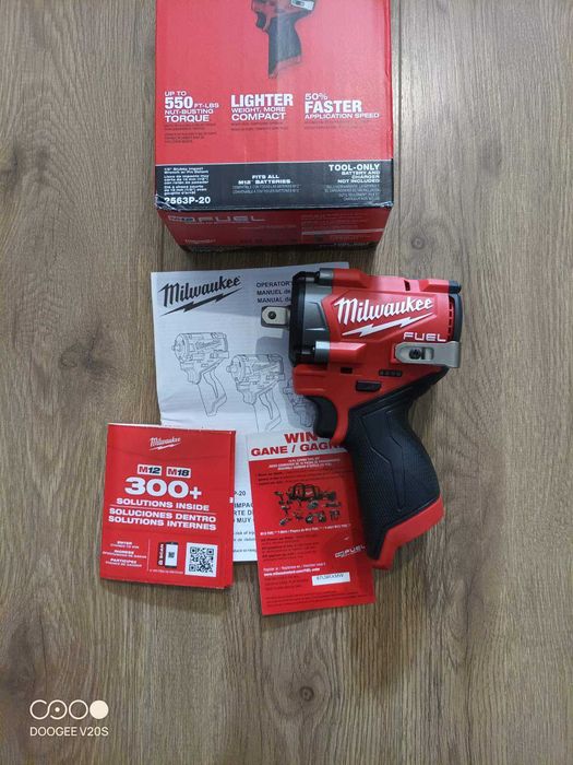 Milwaukee 2563P-20 2563-20 m12 Fuel 1/2" Impact Wrench