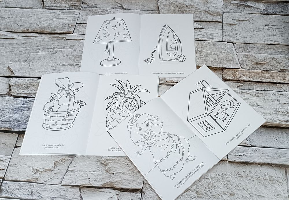 Zestaw trzech kolorowanek Kolorowa frajda