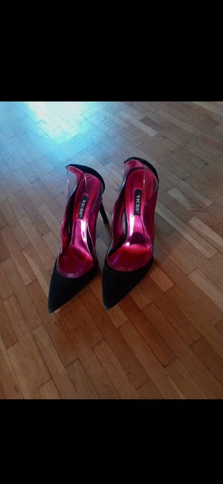 Szpilki Vices transparentne