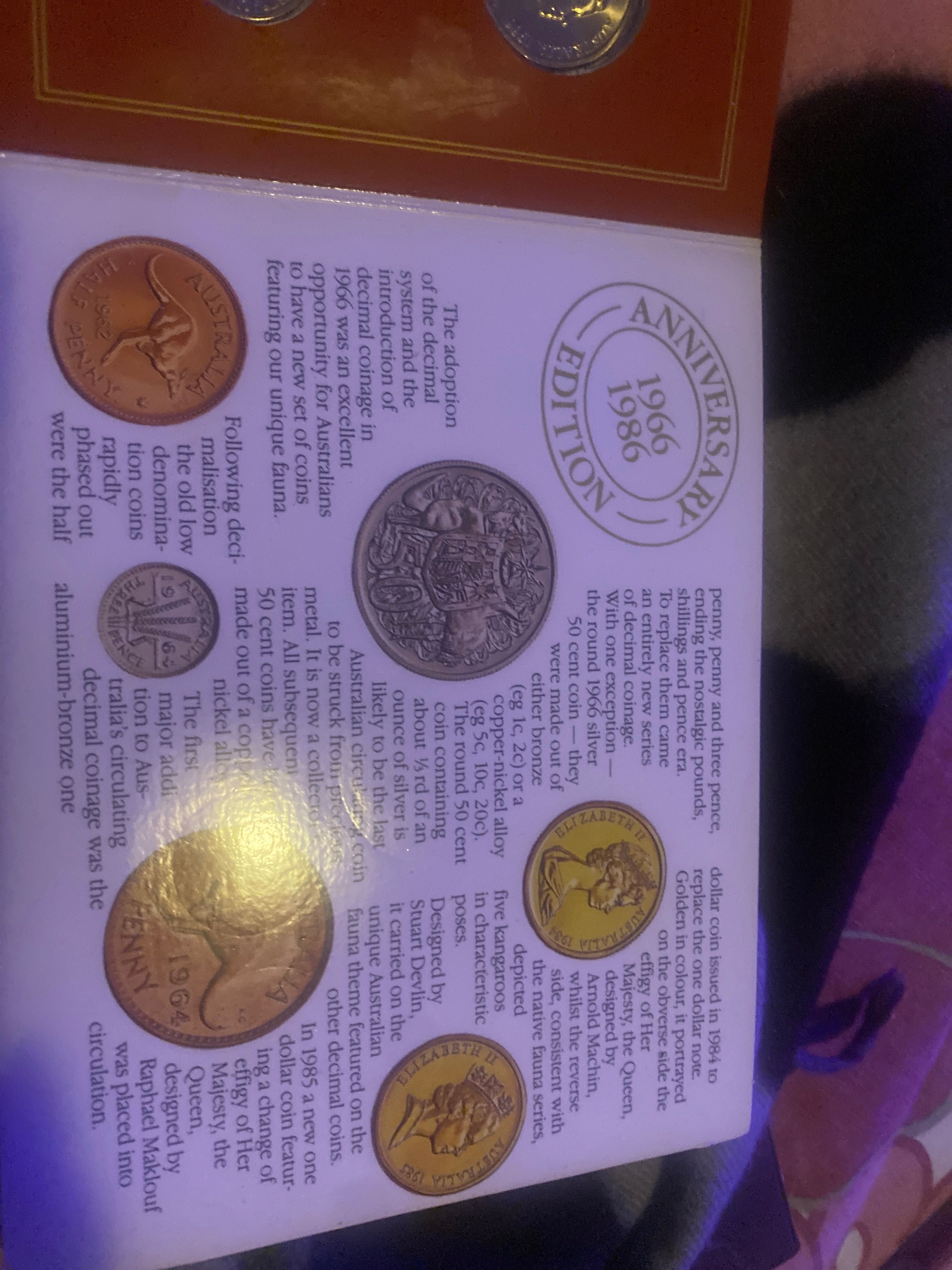 Coleção de moedas da aus