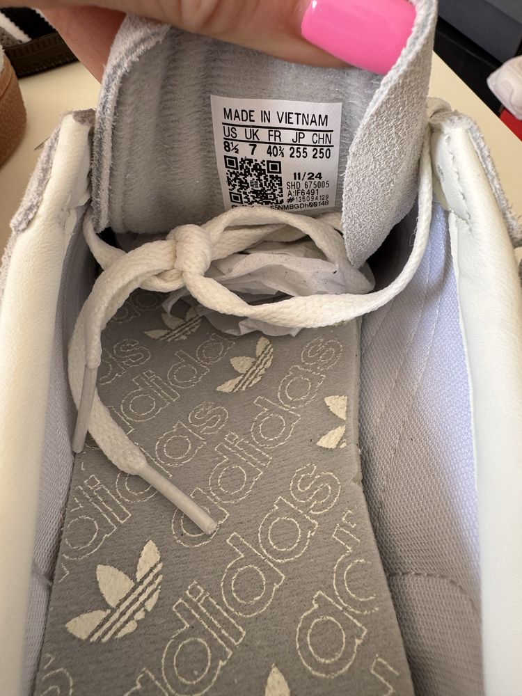 Кросівки Adidas Handball Spezial Wonder Silver Gum (IF6491)оригінал