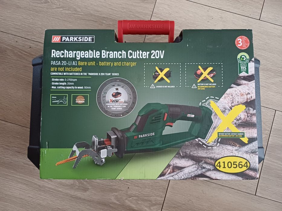 PARKSIDE akumulatorowa piła do gałęzi V20 NOWA PASA 20 Li-20 A1