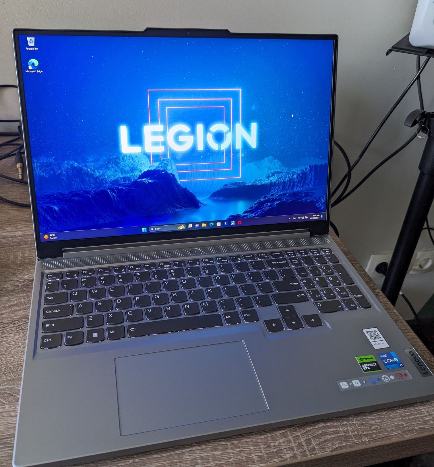 Ноутбук Lenovo Legion Slim 5/16" QHD 165HZ; i7-13700; RTX4060; 512SSD