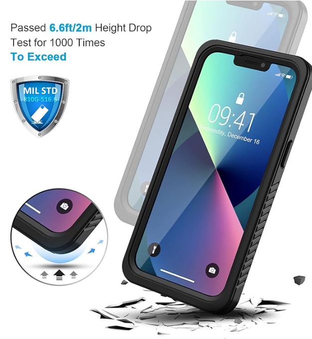 lanhiem wodoodporne etui do iphone'a 13