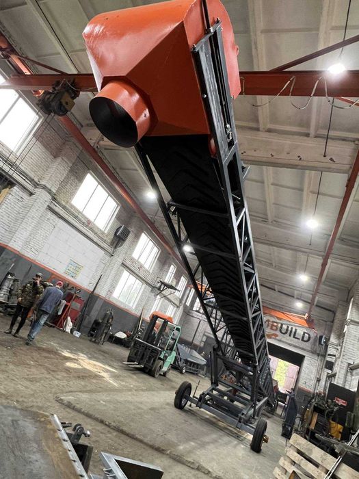 Ленточный конвейер, транспортер, для розгрузки, погрузки, суден, барж