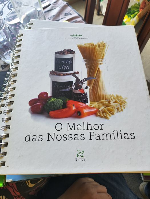 Livro bimby o melhor das nossas famílias como novo
