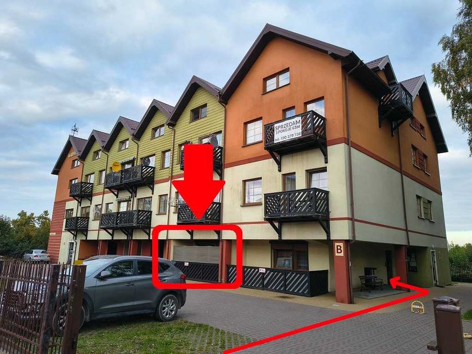 ZAMIANA na MIESZKANIA 45m² przyziemny parter + balkon 8 m² świetna lok