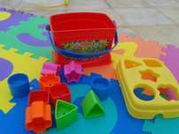 Brinquedo Formas c/Tapete Números