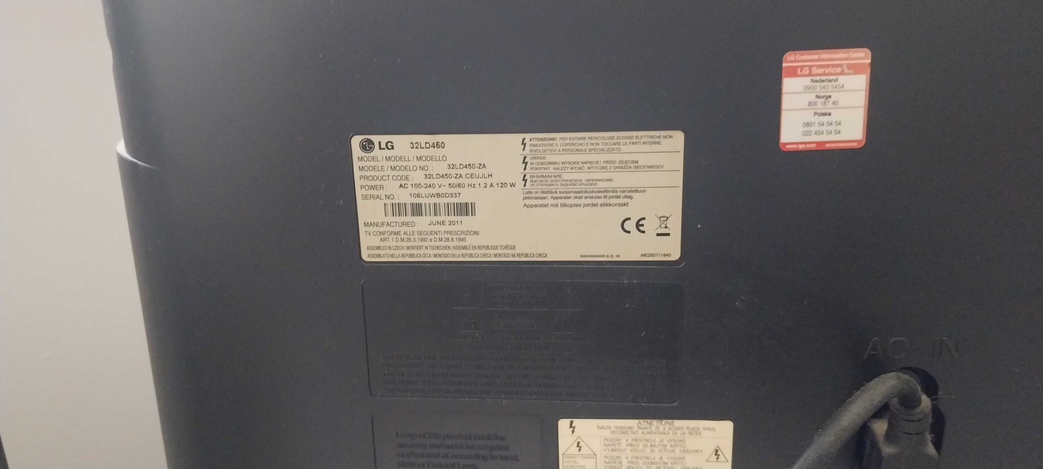 Syndyk sprzeda telewizor LG, 32''