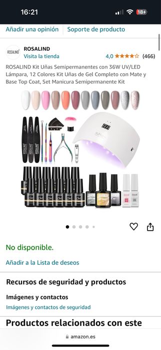 Kit de unhas Rosalind