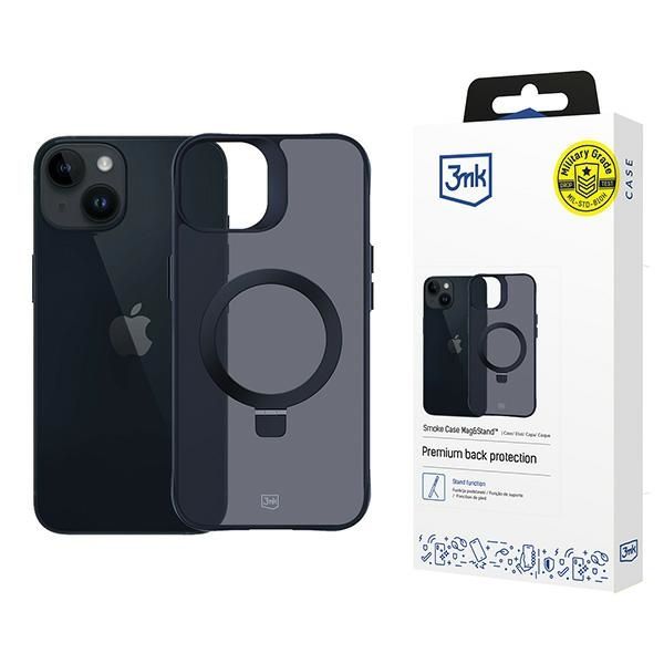 3MK Smoke Case iPhone 14 PlusMagsafe & Stand