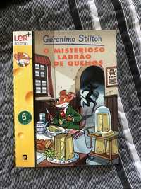 Livro Geronimo Stilton-O misterioso ladrão de queijos