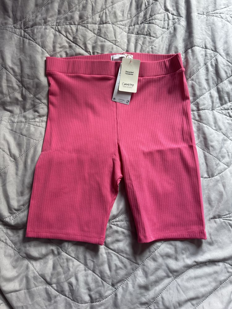 Kolarki spodenki legginsy Mango nowe s pink bikery
