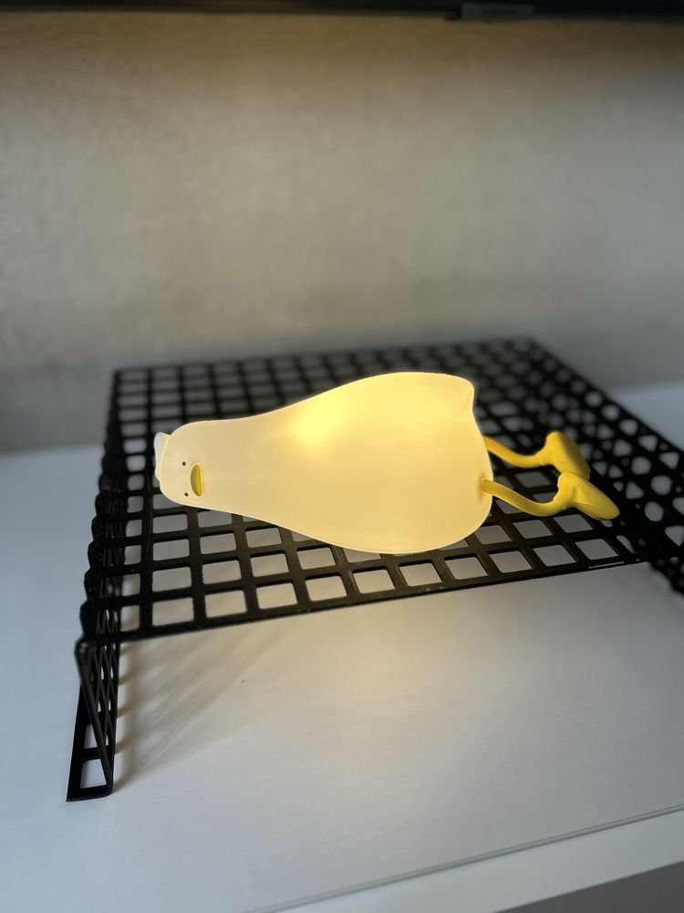 Lampka silikonowa kaczka dla dzieci USB LED
