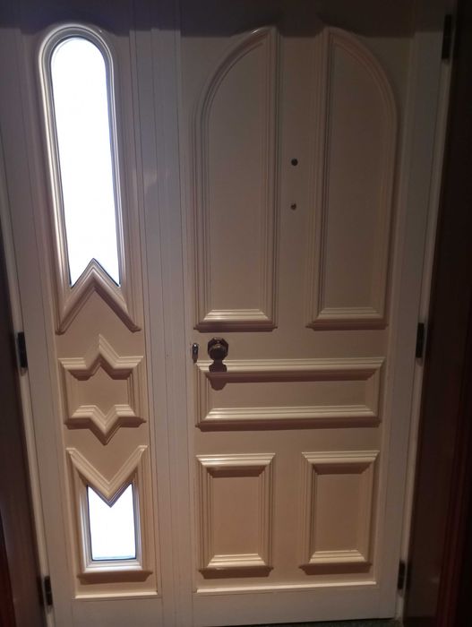 Portas moradia alumínio fresado