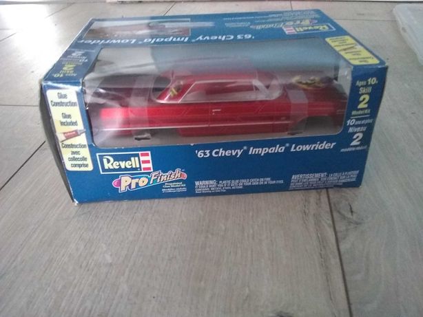 Revell lowrider Chevy Impala 63 pro finish rarytas