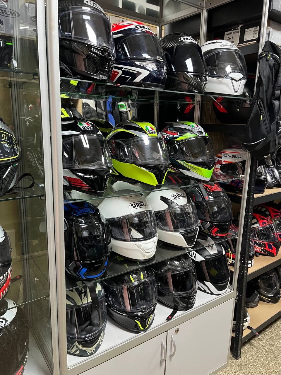 Мотошолом шлем AGV shoei shark hjc arai Nolan scorpion