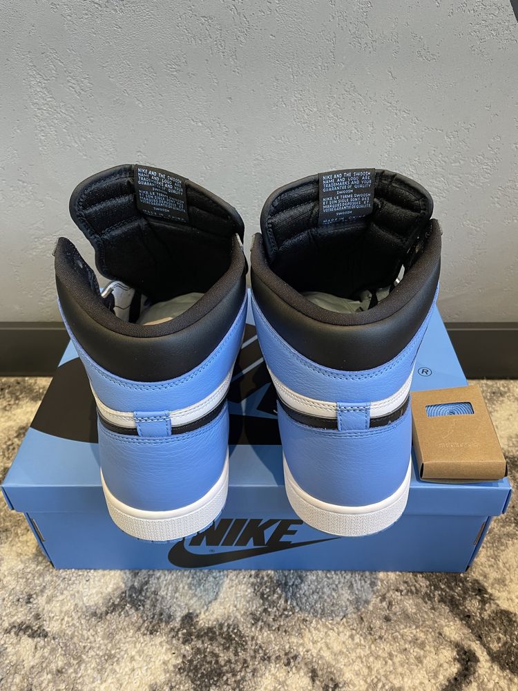 Air Jordan 1 Retro High OG University Blue UNC Toe Baby Blue