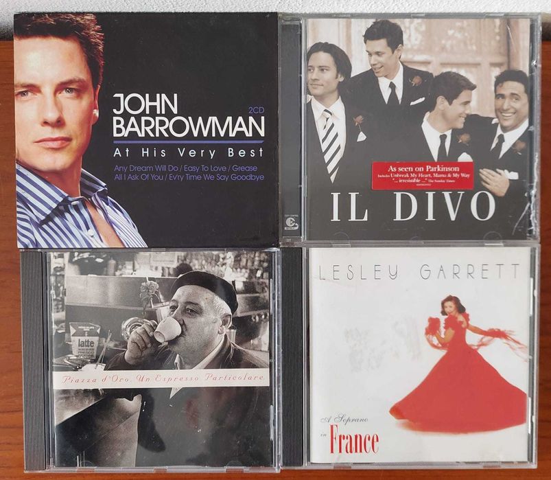 Lote 4x CD's John Barrowman Il Divo Lesley Garrett