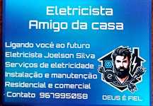 Eletricista Amigo do Lar, serviços elétricos,instalações e manutenções