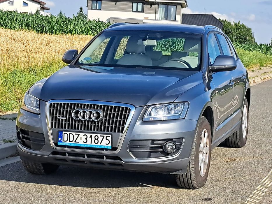 Audi Q5 Bezwypadkowy, jasna skóra, mały przebieg, super stan