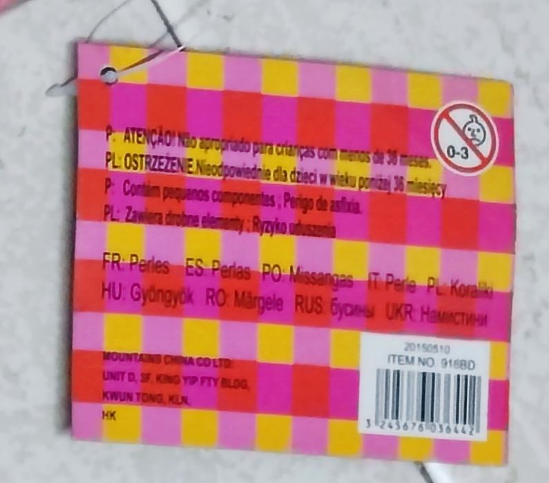 Contas rosa de 4 tons