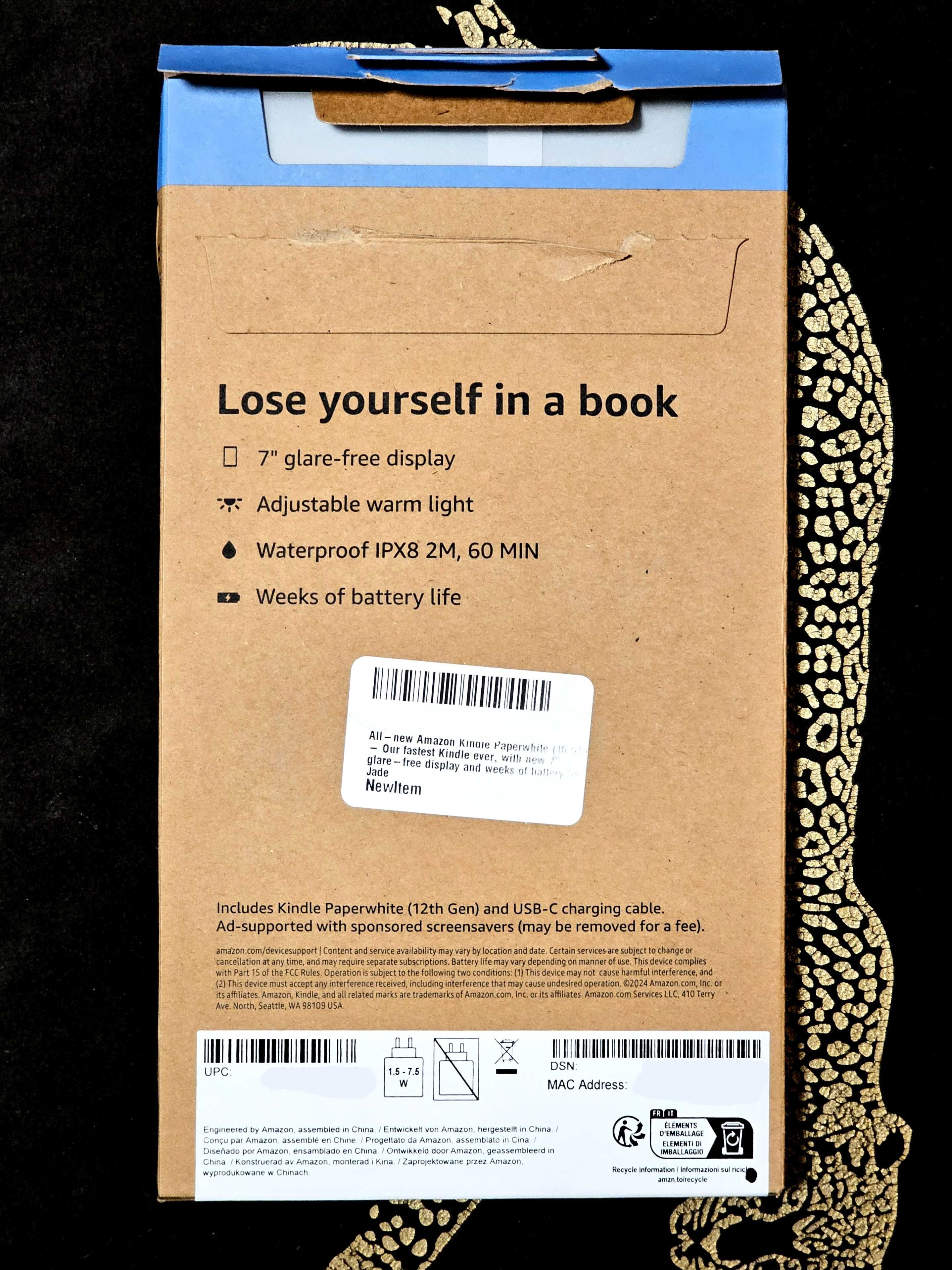 Продам Kindle Paperwhite 12 2024г 7"дисплей электронную книгу Amazon +